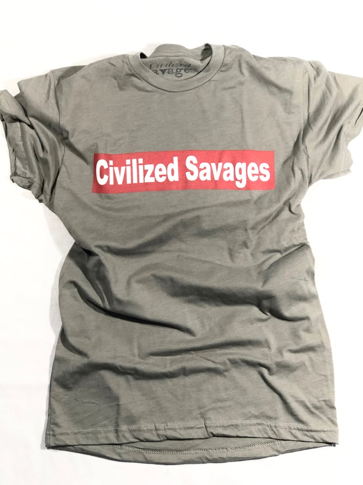 Savage Supreme short sleeve - Stone Grey | CivilizedSavages