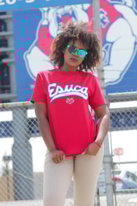 Image 2 of Esuca Script Tee (Red/White)