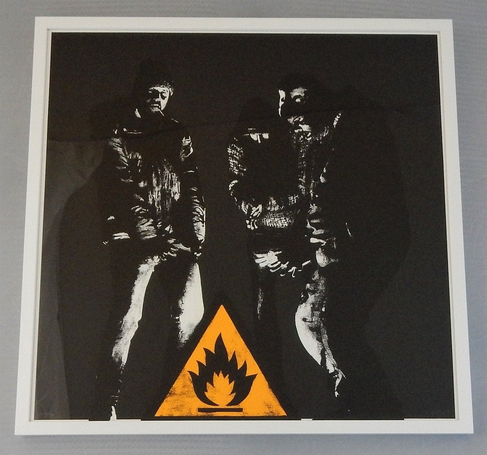 Image of DOT DOT DOT - BUM FIRE "Framed Graffiti Print".