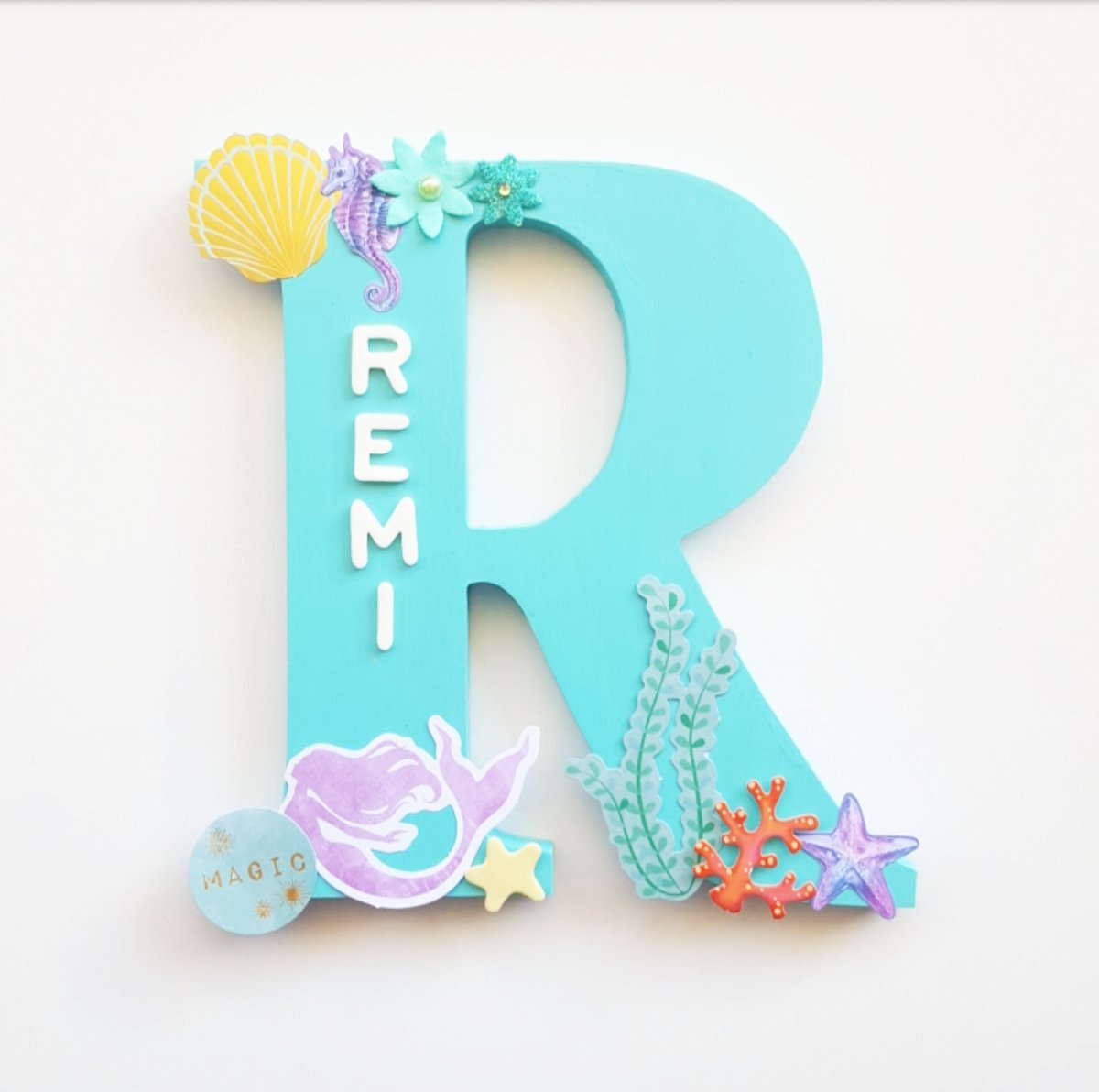 Image of Girls UNDER THE SEA Personalised letters