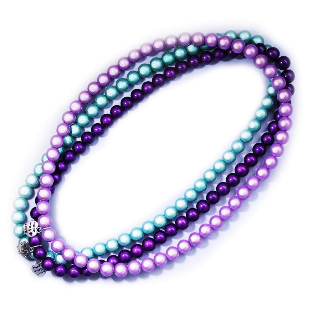 Image of Glow Bead 8mm 16inch Necklace