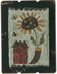 Image 1 of Honey Hill Farm -The House  Punch Needle Pattern