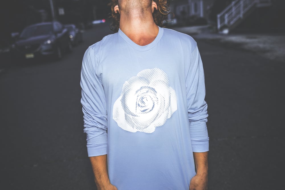 Image of White Flower Print Tee