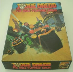 Image of Judge Dredd A4 print