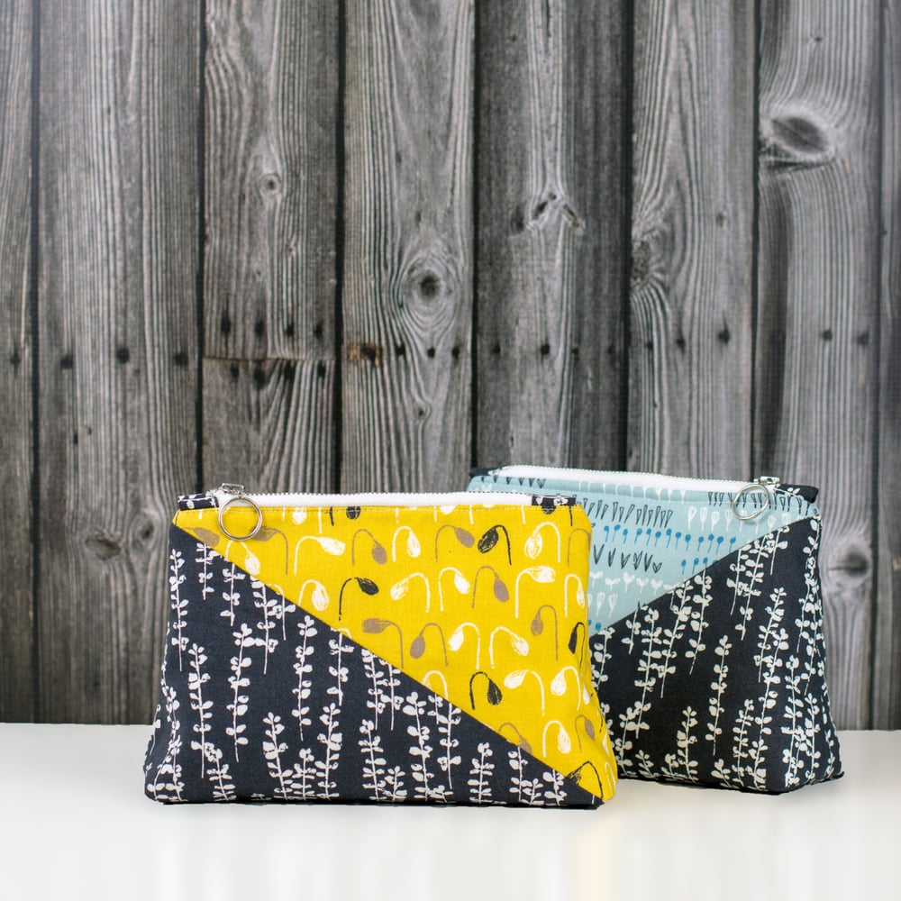 Image of Diagonal Zip Pouch