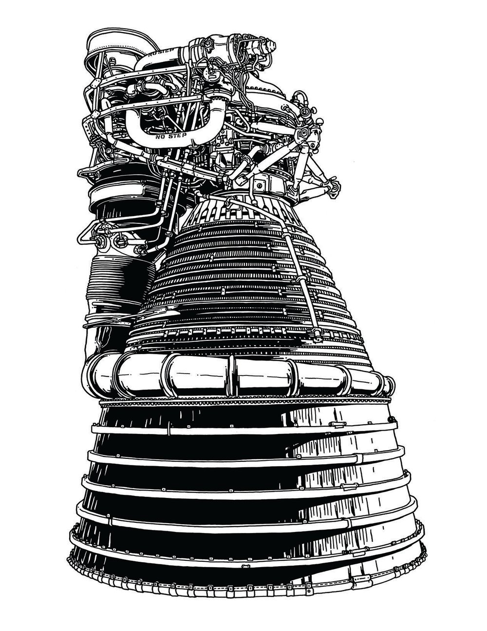 Image of Rocketdyne F1 poster