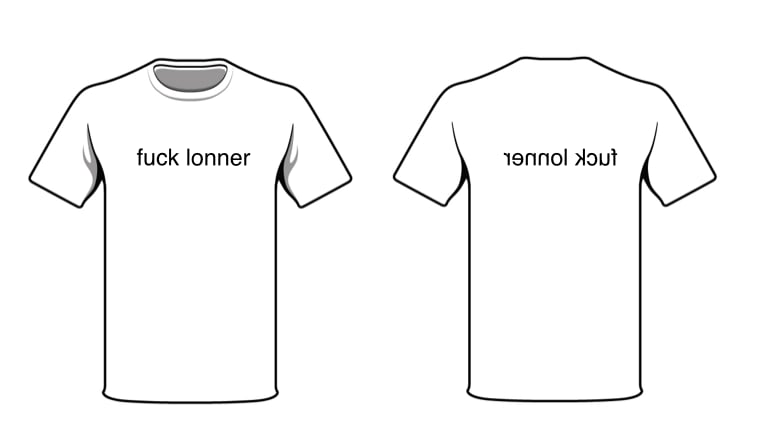 Image of FUCK LONNER SHIRT