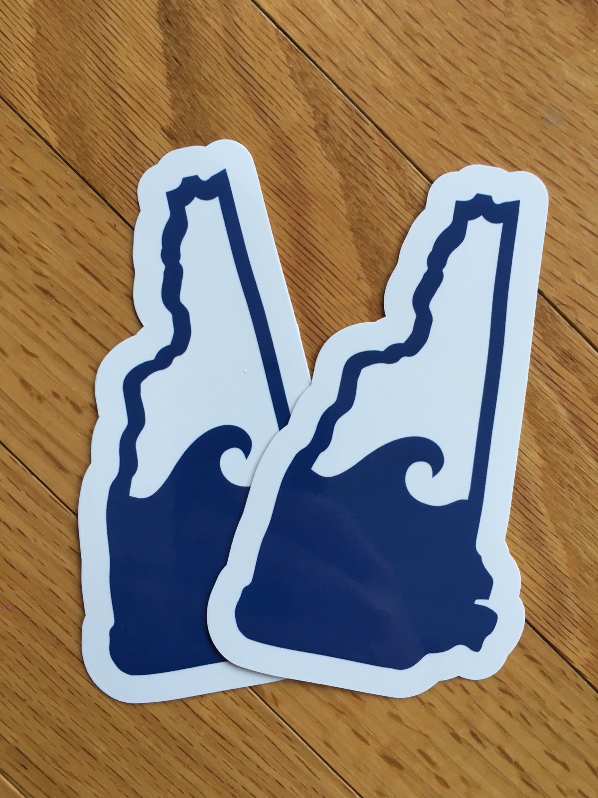 Image of Wave Logo stickers