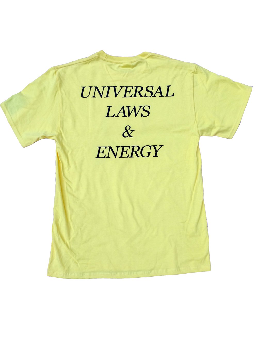 Image of East Side Powerviolence 'Universal Laws' S/S T-Shirt (Daffodil)
