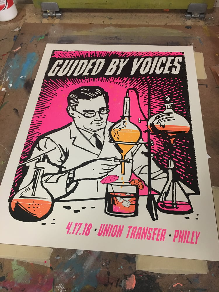 Image of Guided By Voices - 4.17.18 Philadelphia Poster 