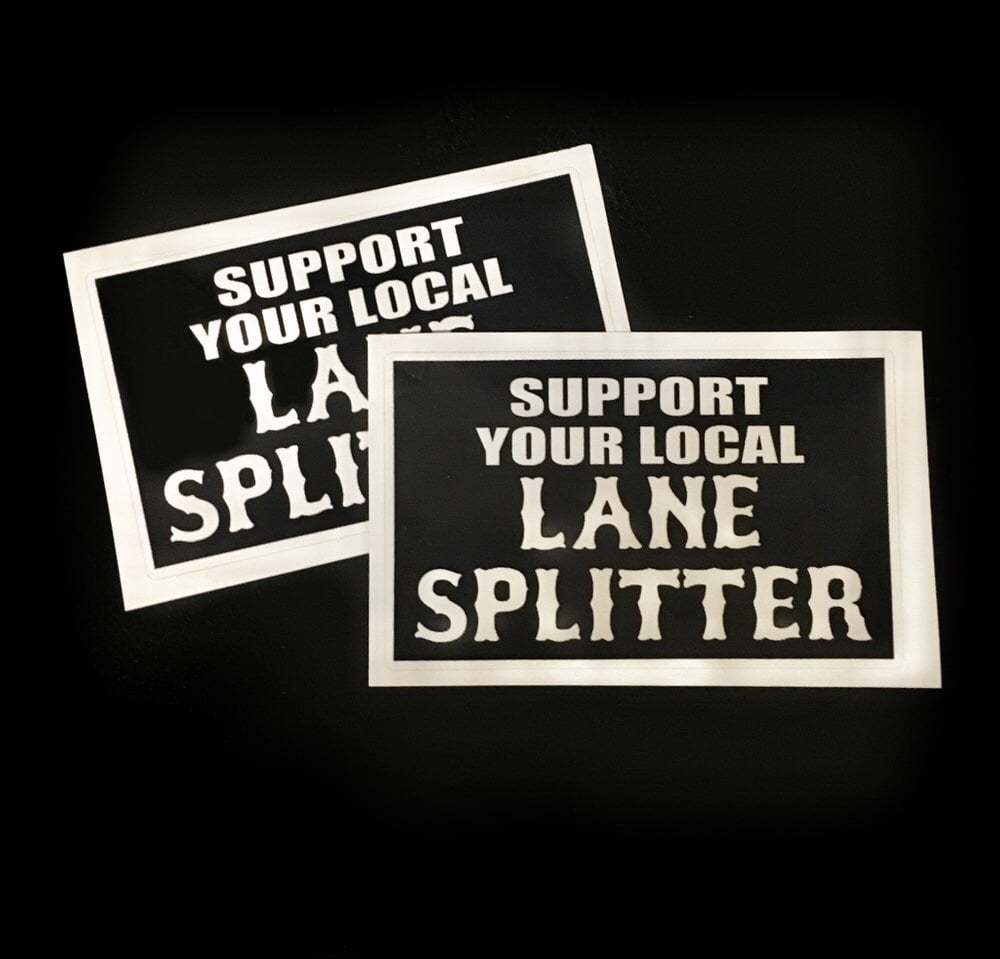 Support Stickers / Lane Splitter