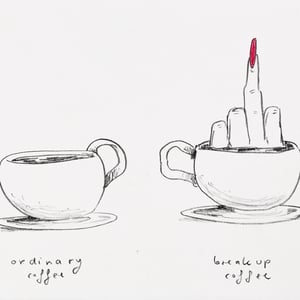 Image of Break up Coffe, Part of No Title (Series of 8)