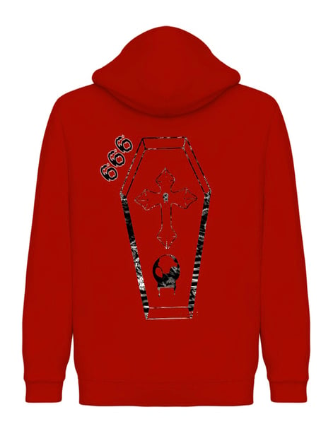 Image of Kasket red hoodie