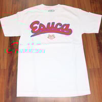 Image 1 of Esuca Script Tee (Red/White)