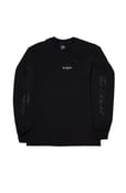 Image of Fortune Favors L/S Tee (Black)