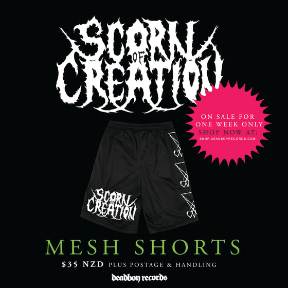 Image of Scorn of Creation - Sigil Mesh Shorts