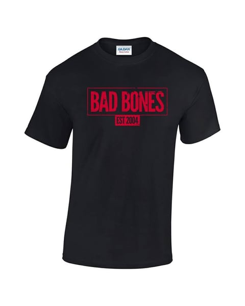 Image of "Bad Bones - EST. 2004" Stamp Shirt