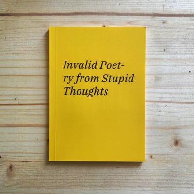 Image of Invalid Poetry from Stupid Thoughts (2018)
