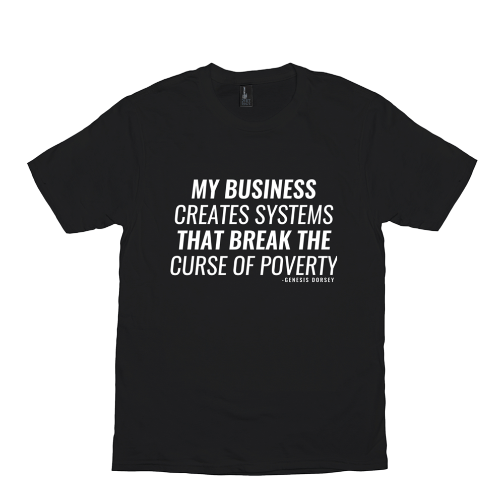 Image of My Business Breaks the Curse Black Tee