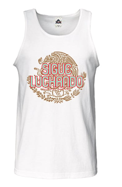 Image of Victory white tank top