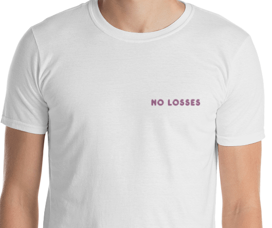 Image of NO LOSSES "DRY CLEANING" TEE - WHITE