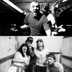 Image of Surfbort / The Dwarves - Split 7” (Direct Edition Color Vinyl Single)