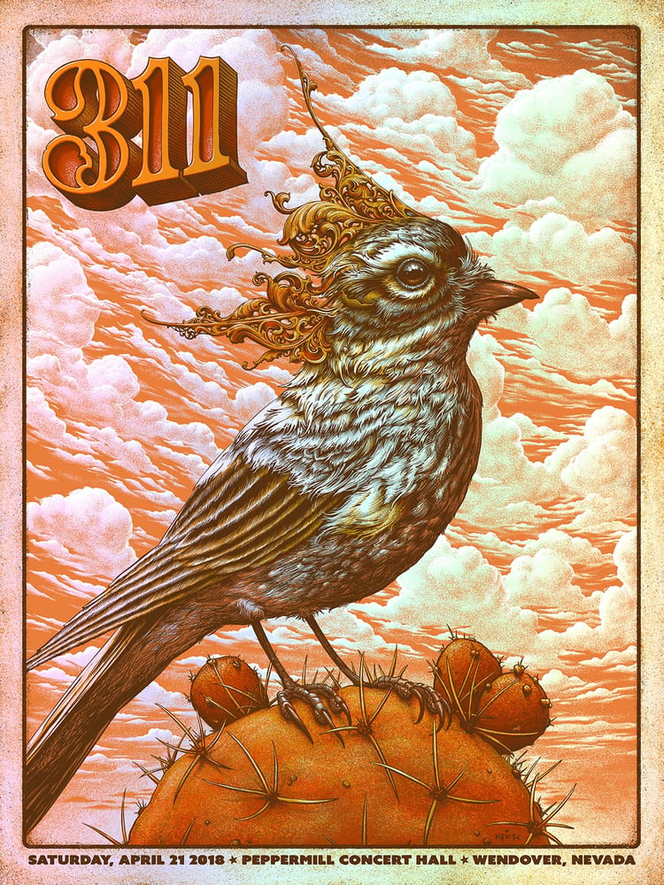 Image of 311 Gig Poster: April at Peppermill