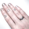 Mini Vampira ring in sterling silver or gold