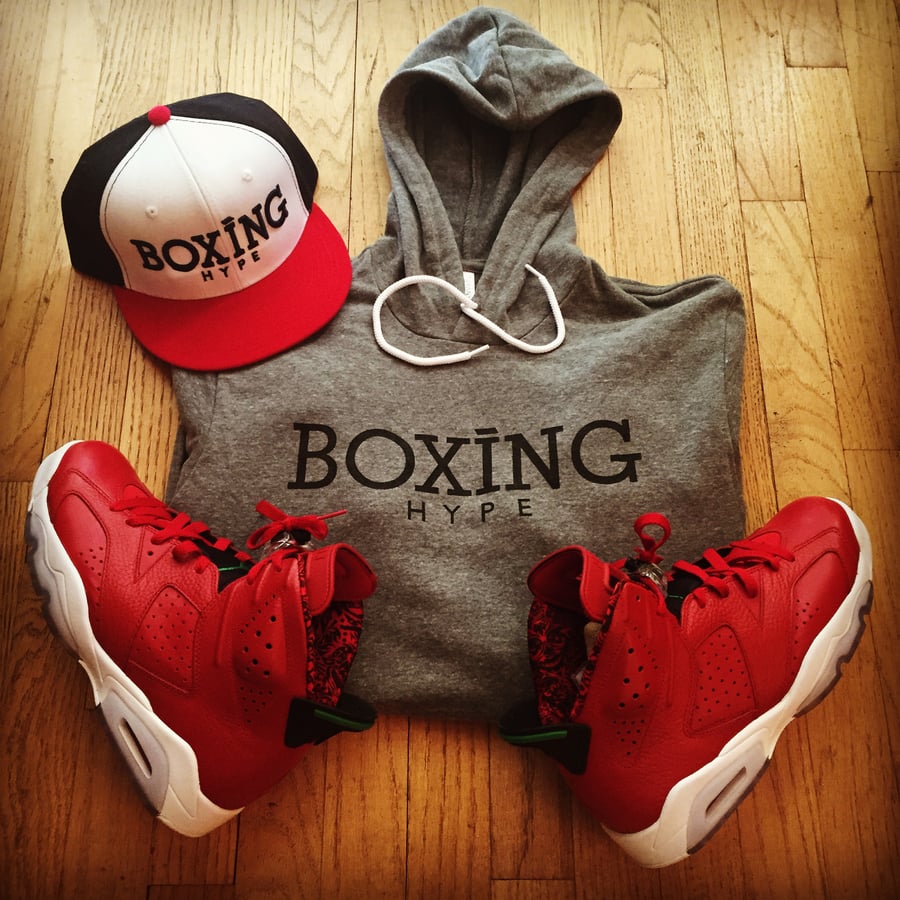 Image of Gray BoxingHype hoodies