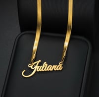 Image 1 of Custom Snake Chain Necklace