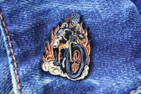 Image 1 of Demon Dirt Slinger Pin Badge