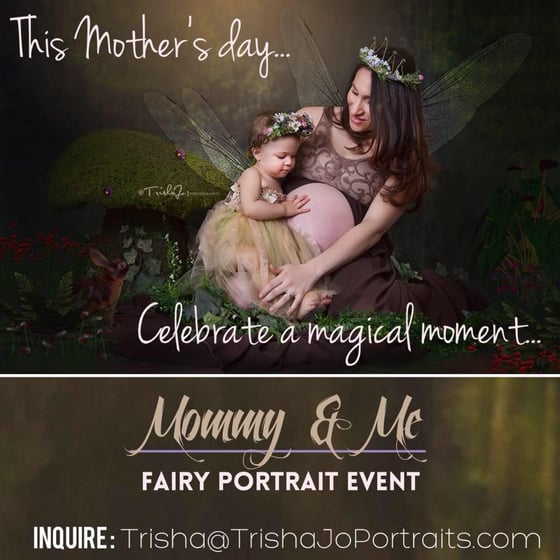 Image of Mommy & Me Fairy Portrait Event (retainer)