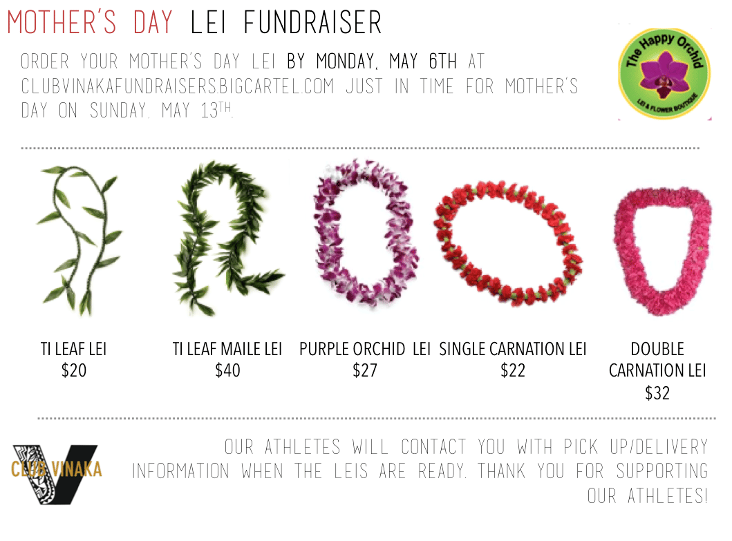 Image of MOTHERS DAY LEI FUNDRAISER