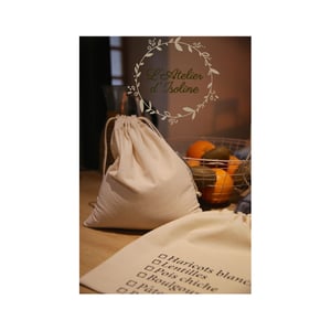 Image of Grand sacs à Vrac en coton Bio à l'unité ou par lot