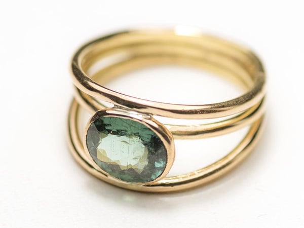 Image of Bague Or tourmaline