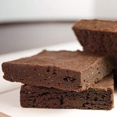 Image of gluten-free* fudge brownie