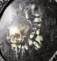 Image 4 of 'FOETAL SKULL OF NASCENCY’ [ UNIQUE PRINT - { 1/1 } ] HAND EMBELLISHED MUSEUM ARCHIVAL PRINT