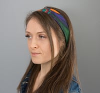 Image 2 of Mandala Scarf - Purple Lotus Bud