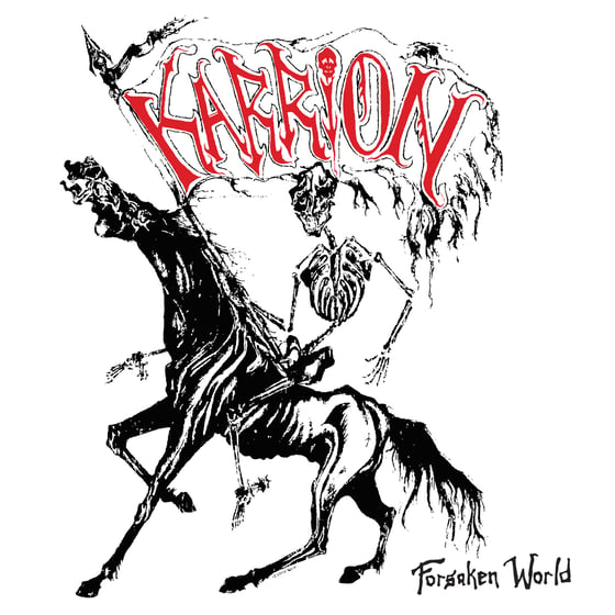 Image of KARRION - “FORSAKEN WORLD” LP (1986-87)