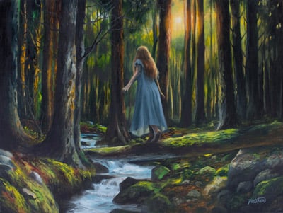 Image of "A Walk In The Woods" Print