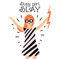 Slay Girl Slay Note Cards