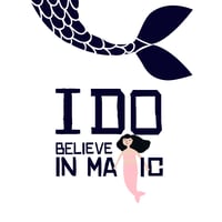 I Do Believe In Magic Mermaid  note cards