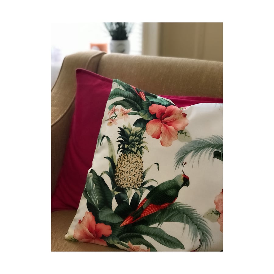 Image of 20x20 Tropical Pillowcase