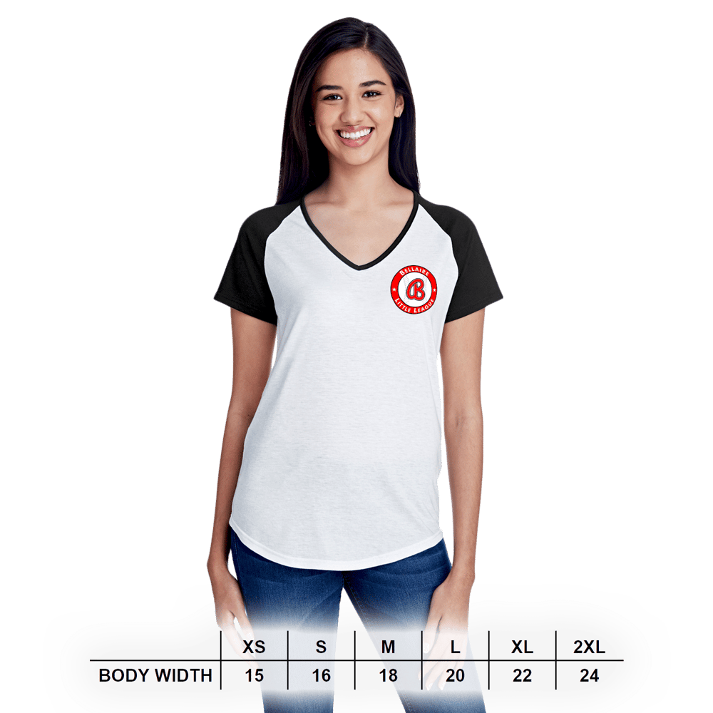 Image of BLL Logo Cap Sleeve Raglan