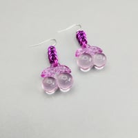 Image 2 of Pink Cherry Earrings