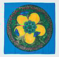 Mandala Scarf -  Blue Butterflies