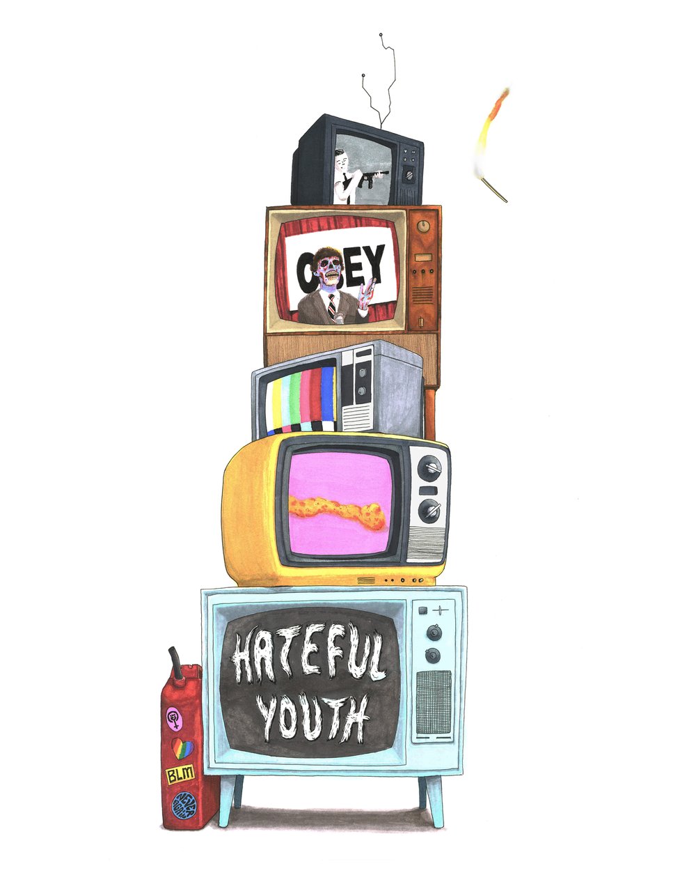 Image of "Burn It All Down" - Print