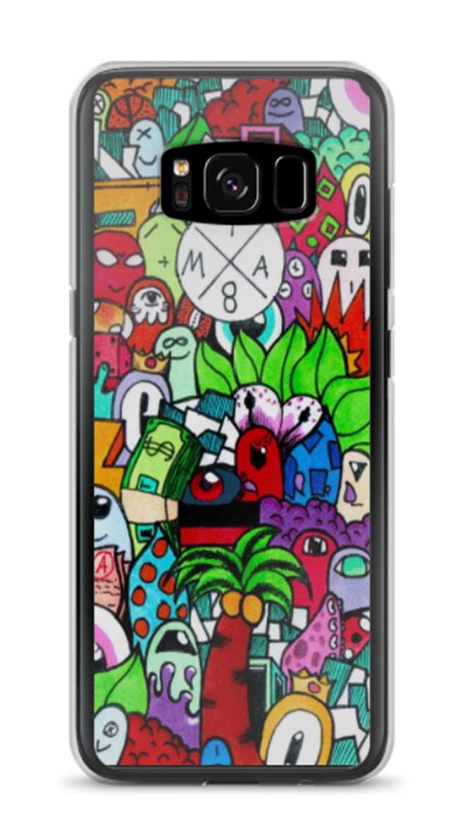 doodle phone case samsung marihuana art