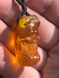 Image 1 of Amber Ghost Pendant