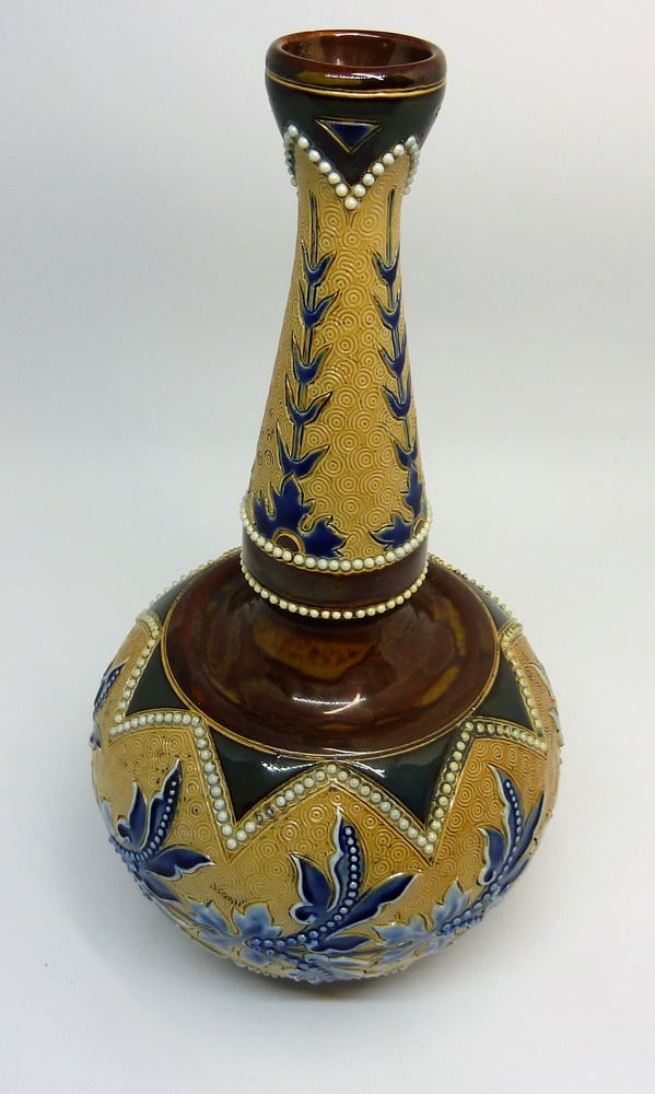 Image of Doulton Lambeth for Art Union of London Bottle Vase